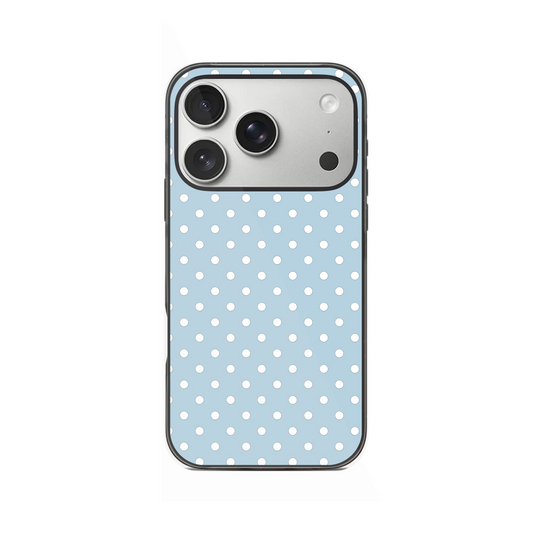 Blue Polka Phone Case