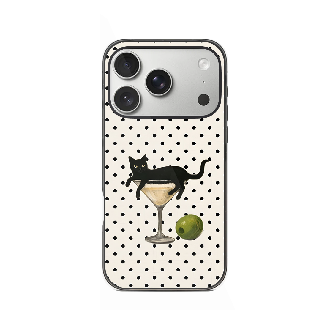 Martini Meow Phone Case