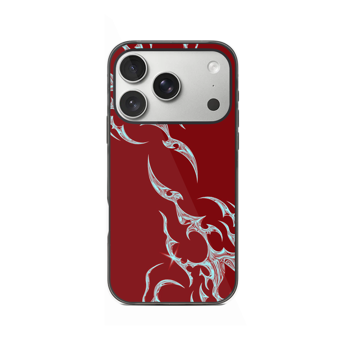 Chrome Flames Phone Case