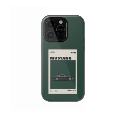 Ford Mustang Vintage Poster Case