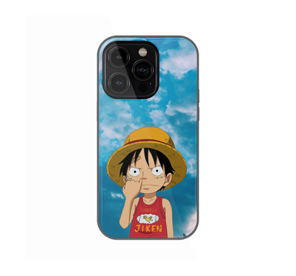 Luffy Nose-Picking Pose - Funny Anime Phone Case