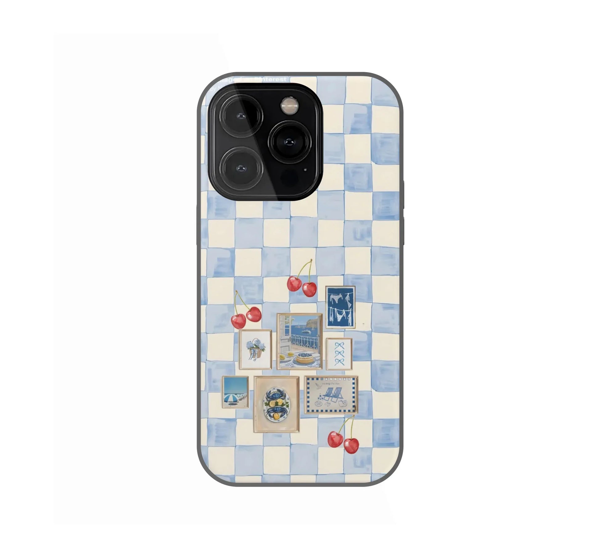 Cherry Checkmate Phone Case - XO Cases