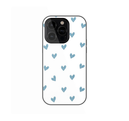 Blue Hearts Phone Case