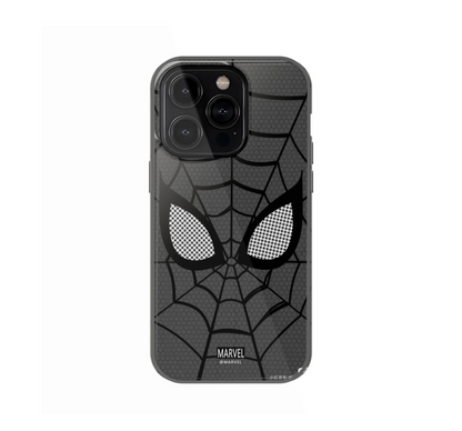 🕷️ Spider-Man Black & Grey Web Case for IOS/Android Superhero Shockproof Back Cover 📱💥