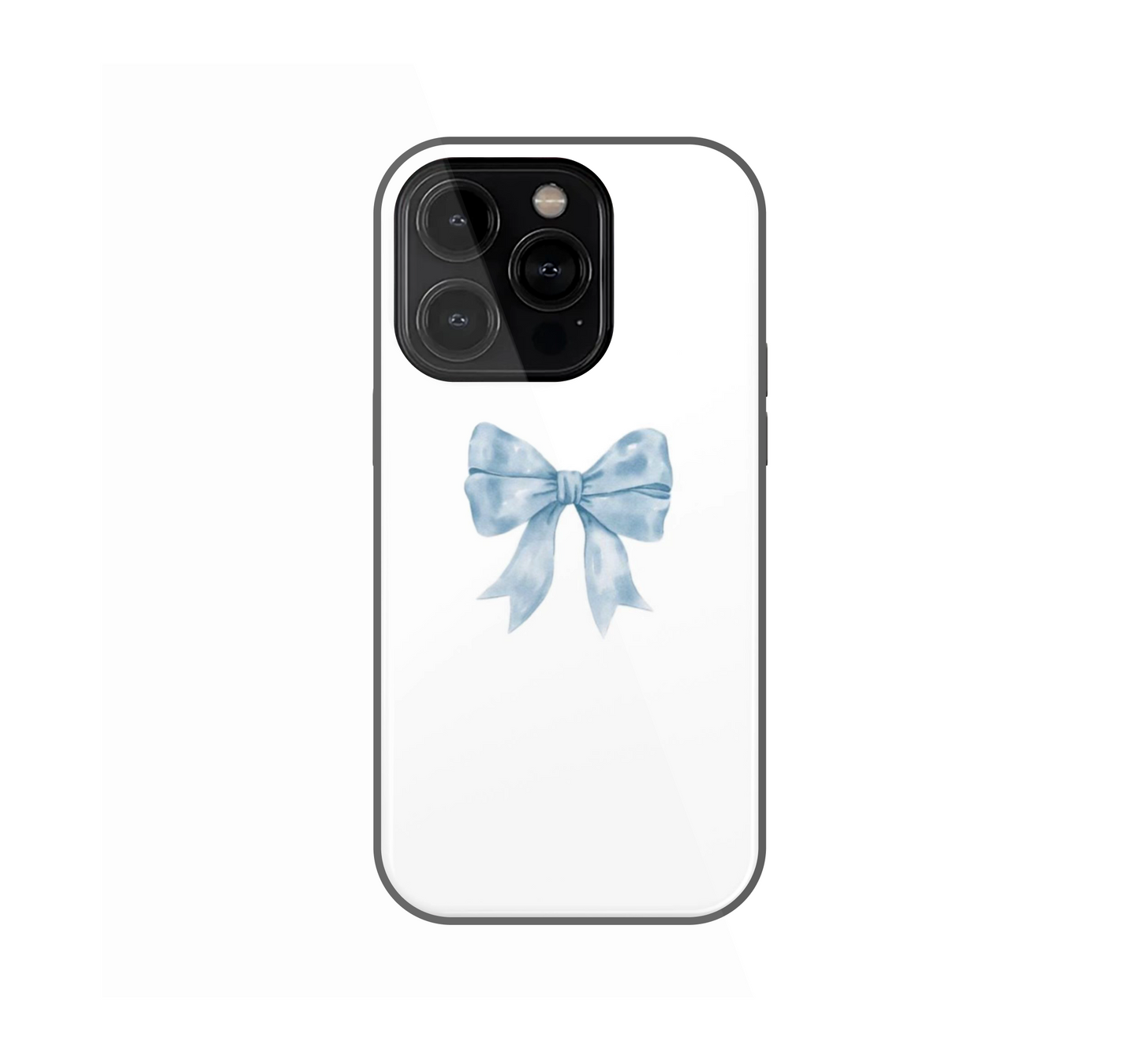 Blue Bow Charm Phone Case