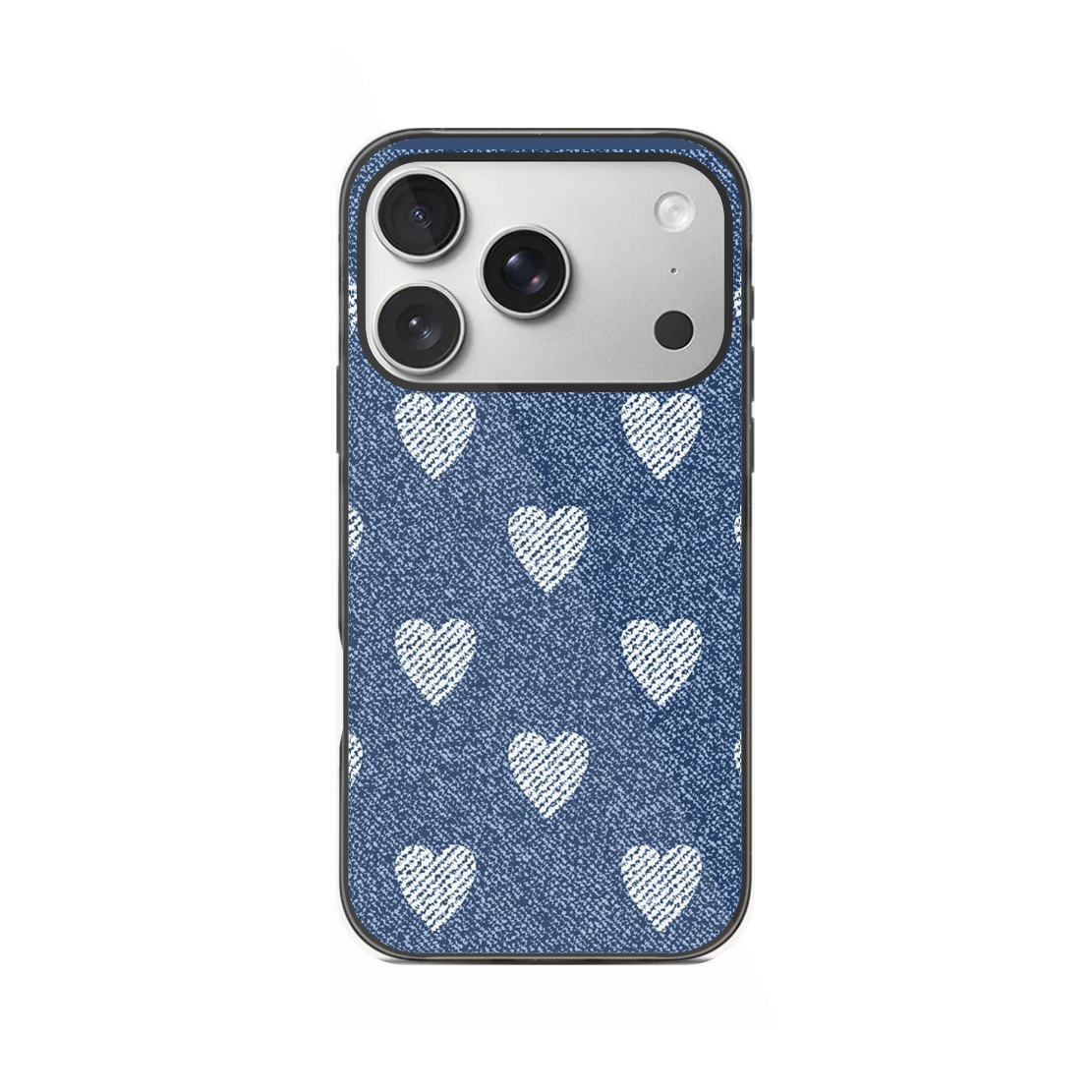 Denim Heart Phone Case