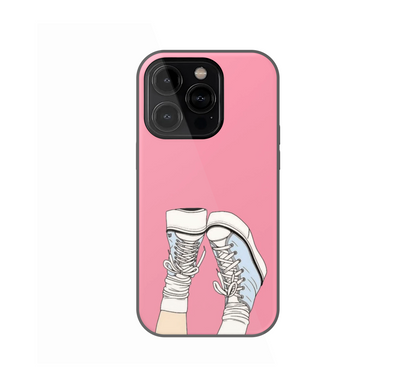 Sneakers on Pink Phone Case