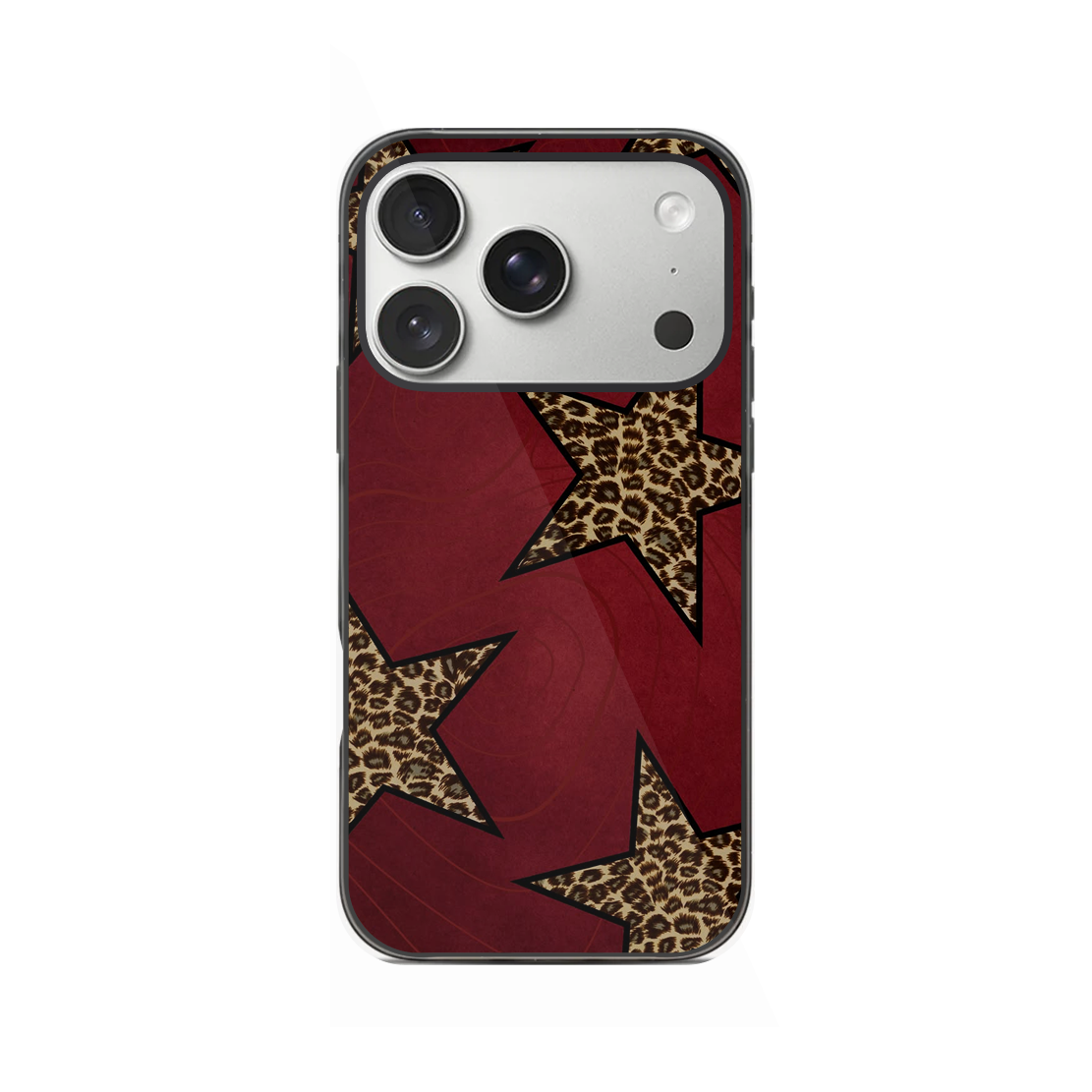 Burgundy Leopard Star