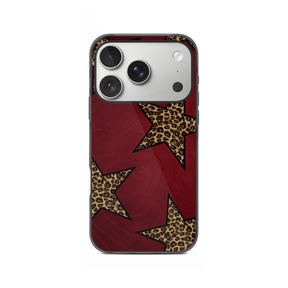 Burgundy Leopard Star