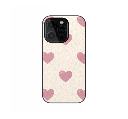 Pink Hearts Phone Case