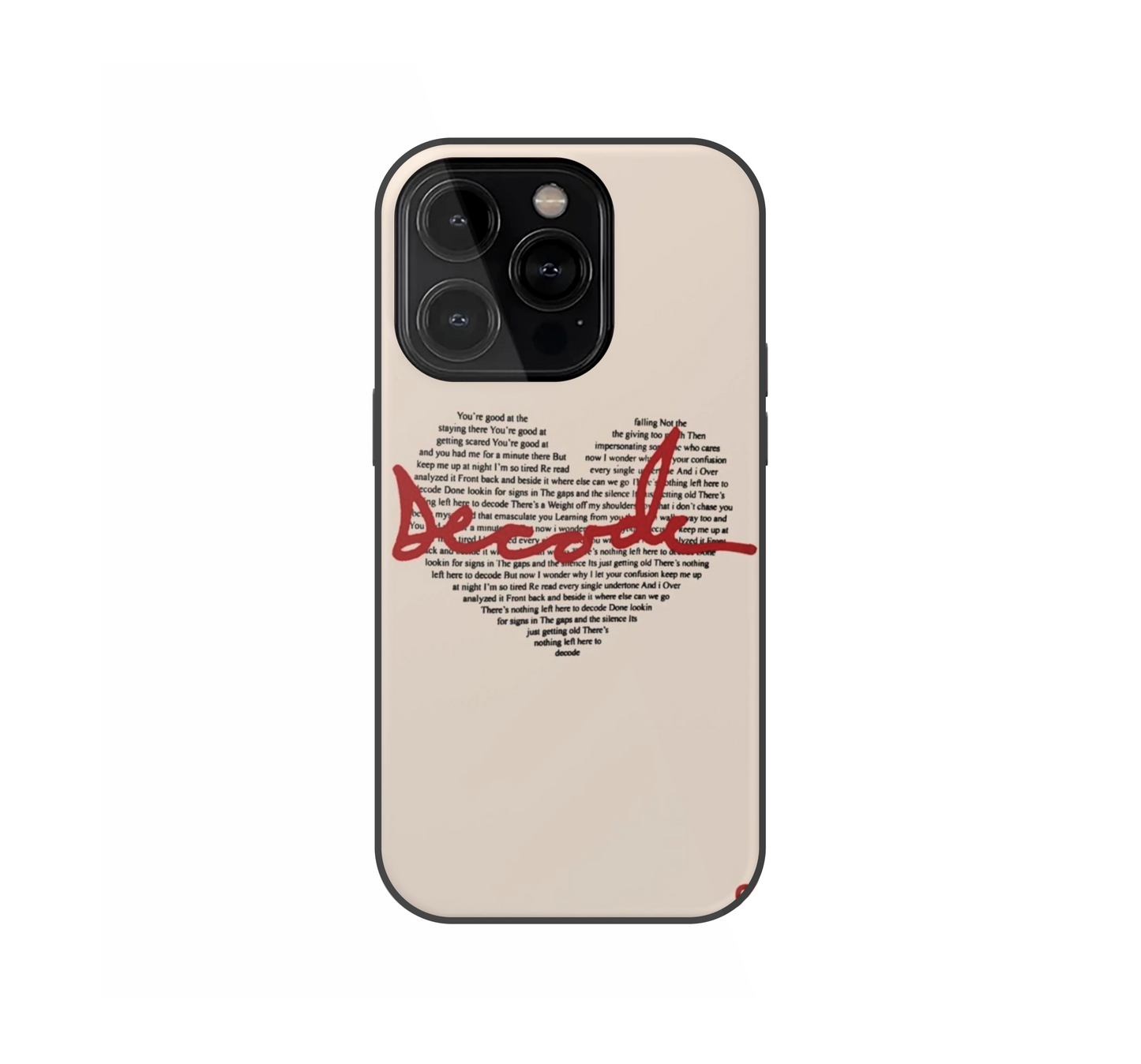 Decode Heart Phone Case
