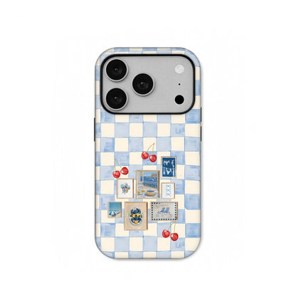 Cherry Checkmate Phone Case