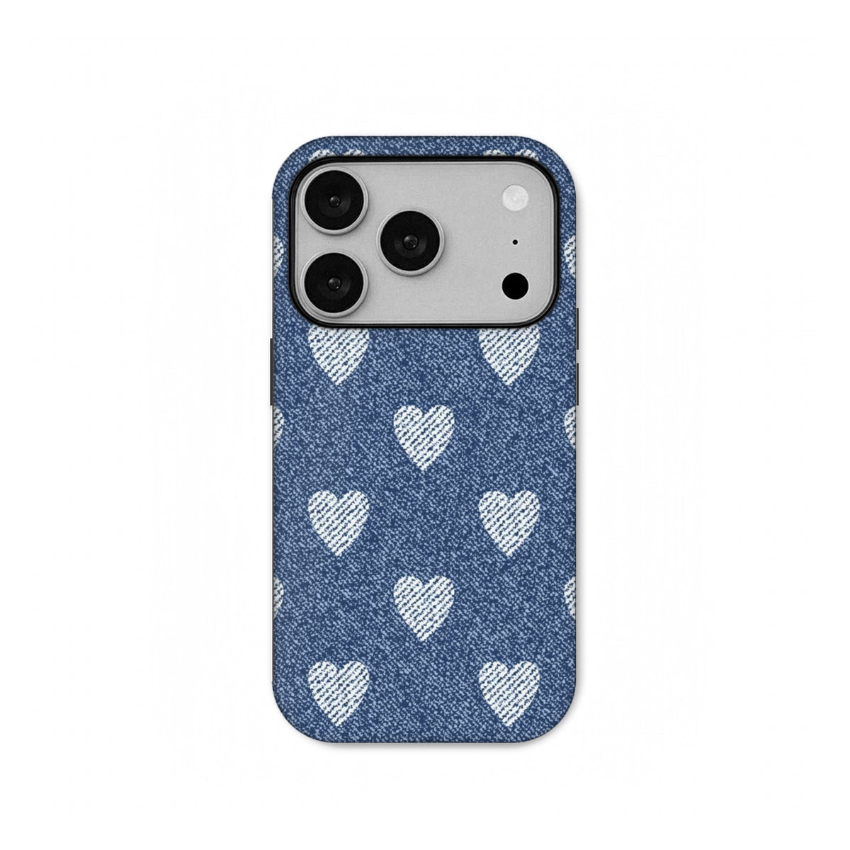 Denim Heart Phone Case