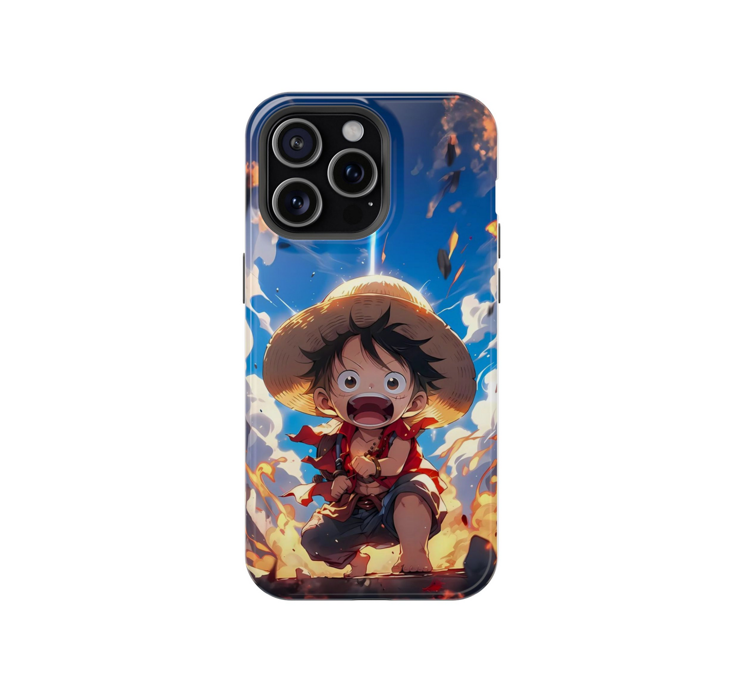 Cute Young Luffy Animated Phone Case