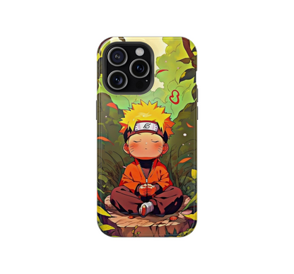 Meditating Naruto - Phone Case