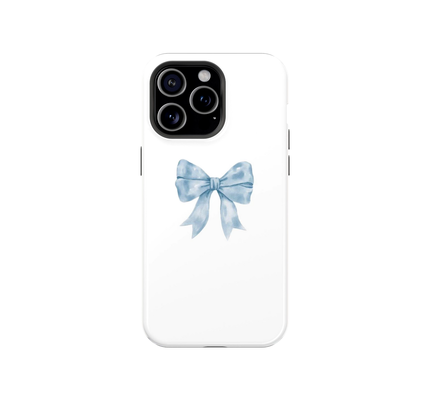 Blue Bow Charm Phone Case