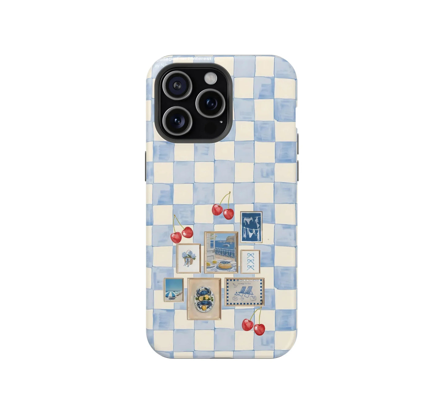 Cherry Checkmate Phone Case - XO Cases
