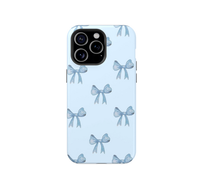 Blue Bows Phone Case