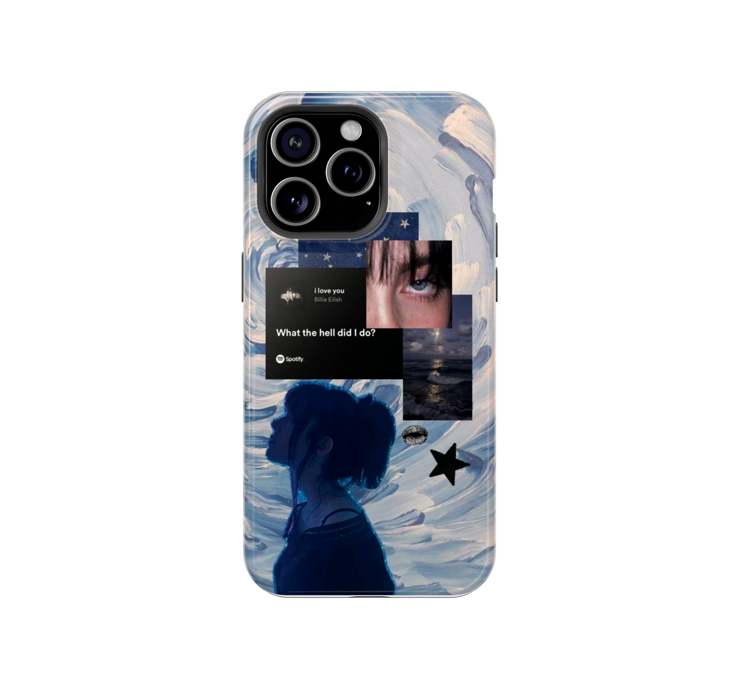 True Blue Billie Eilish Phone Case