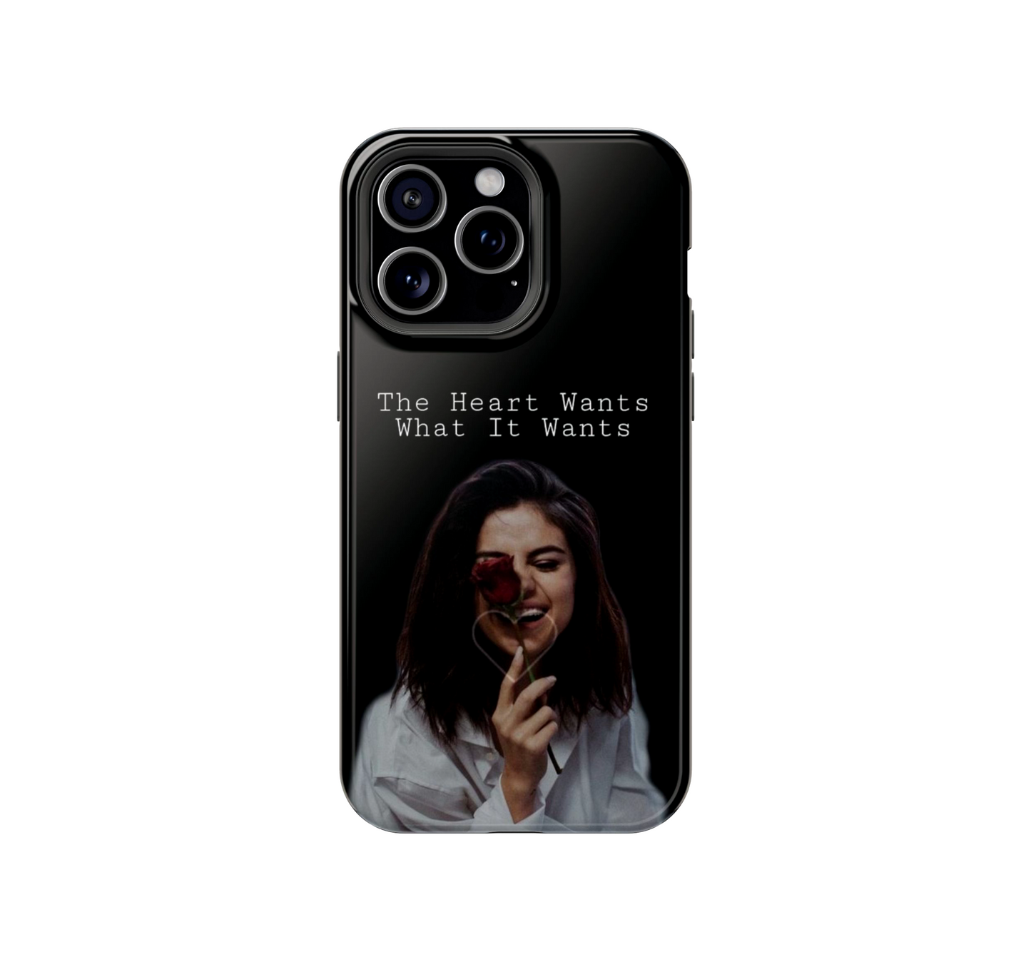 The Heart wants what it wants Phone Case