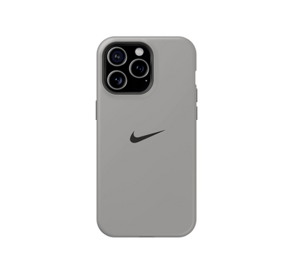 Grey Nike Phone Case