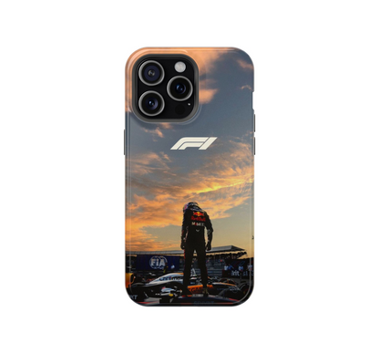 🏆 Max Verstappen Victory Sunset F1 Phone Case