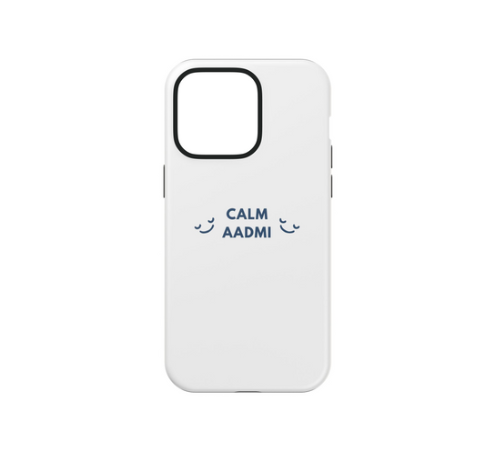 CALM AADMI 💙 Phone Case