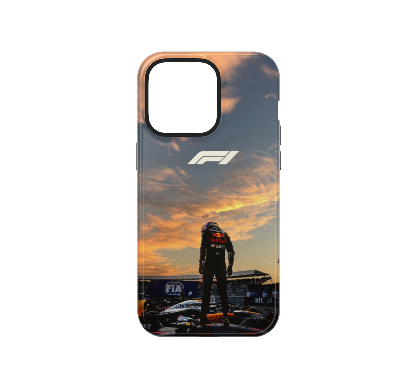 🏆 Max Verstappen Victory Sunset F1 Phone Case