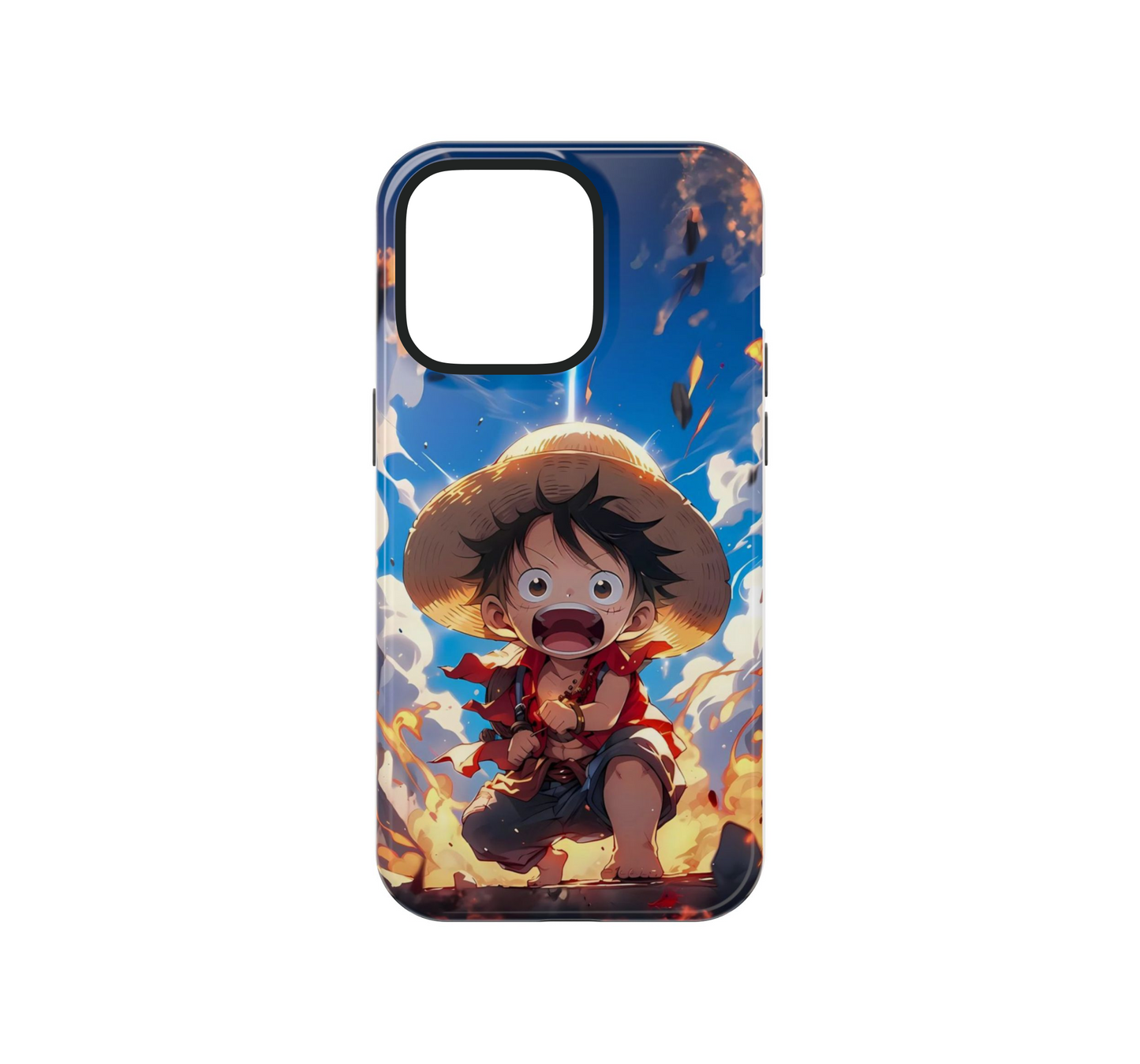 Cute Young Luffy Animated Phone Case