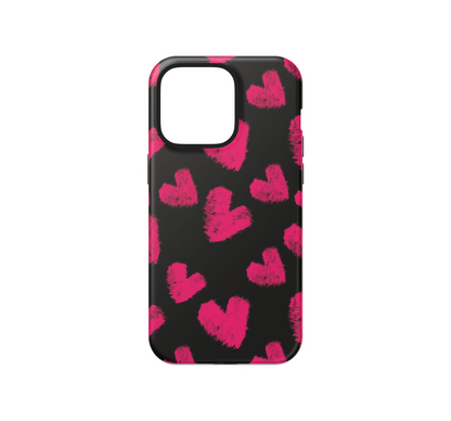 Pink Hearts Phone Case