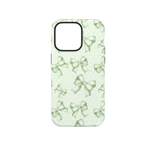Green Bows Phone Case