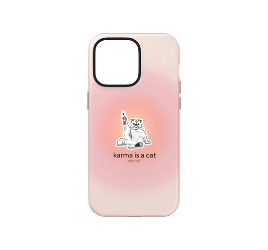 Karma is a Cat Phone Case