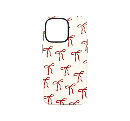 Red bows Phone Case