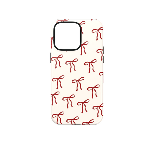 Red bows Phone Case