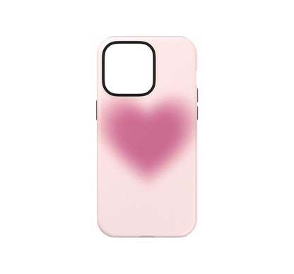 Pink Heart Aura Phone Case