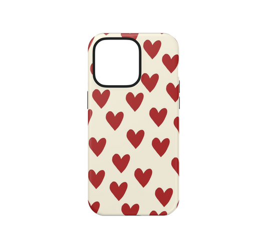 Red Hearts Phone Case