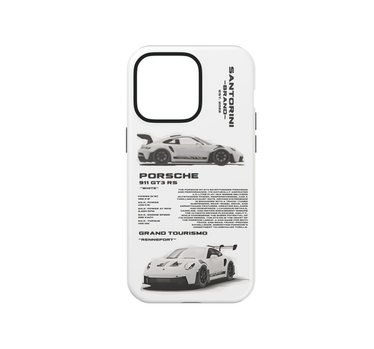 Porsche 911 GT3 RS – White Beast Phone Case