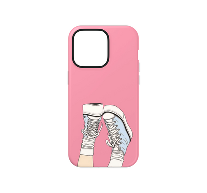 Sneakers on Pink Phone Case