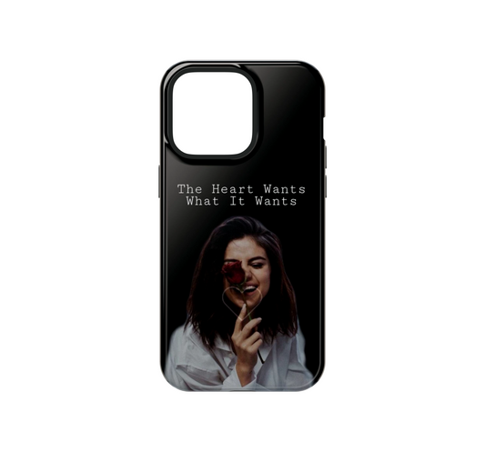 The Heart wants what it wants Phone Case