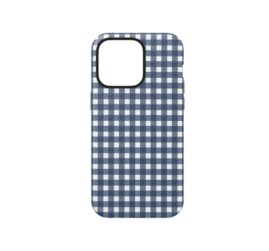 Blue Gingham Phone Case