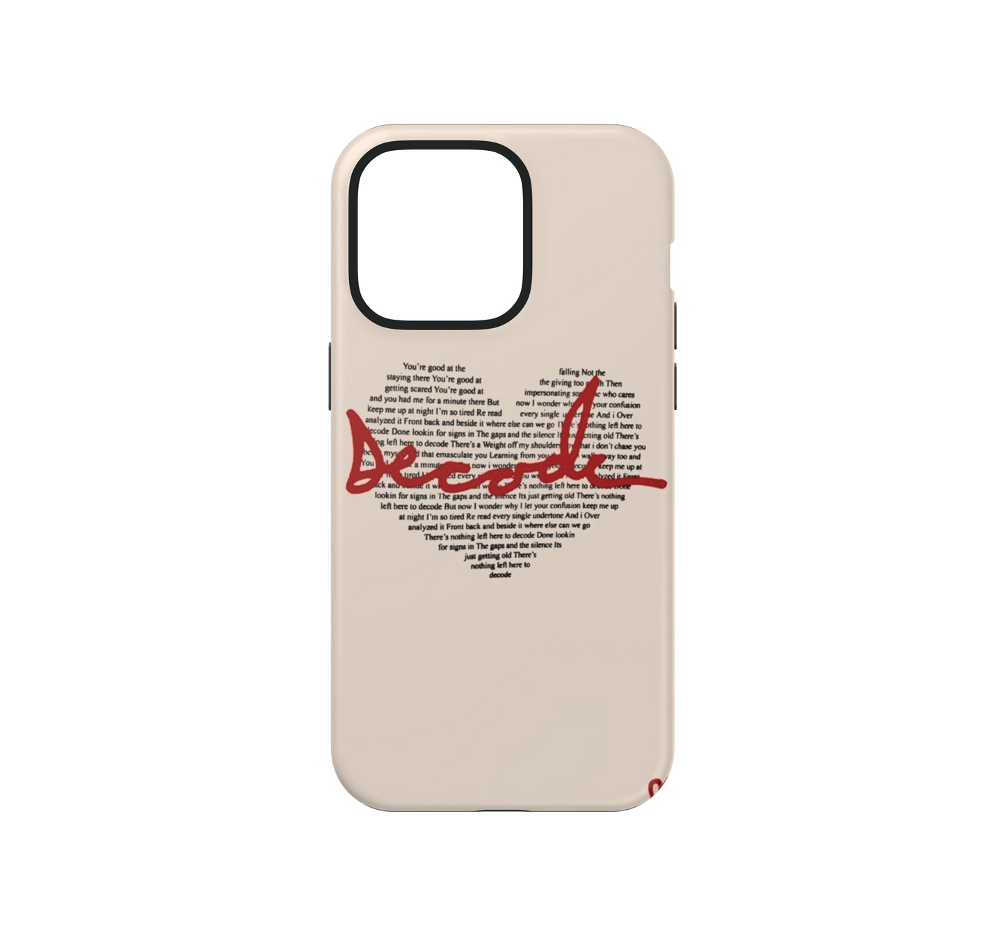 Decode Heart Phone Case