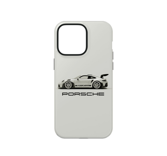 White Porsche Phone Case 🏎️ | Luxury Car Cover for iPhone & Android