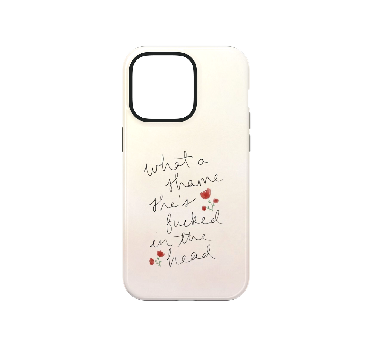 Champagne Problems Lyric Phone Case
