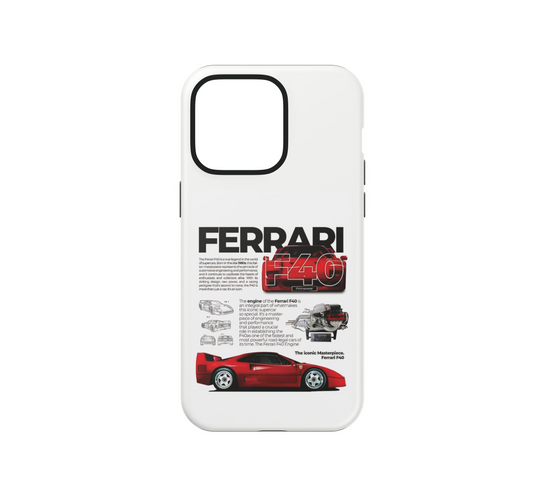 Ferrari F40 – Scarlet Legend Phone Case