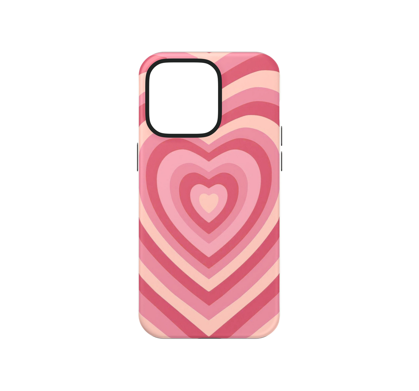 Pink Heart Wave Phone Case