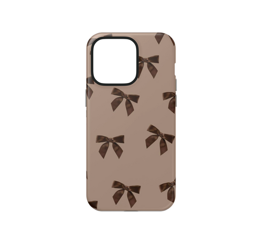 Chocolate Bows Phone Case