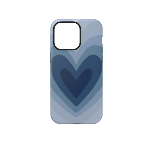 Blue Heartwave Phone Case