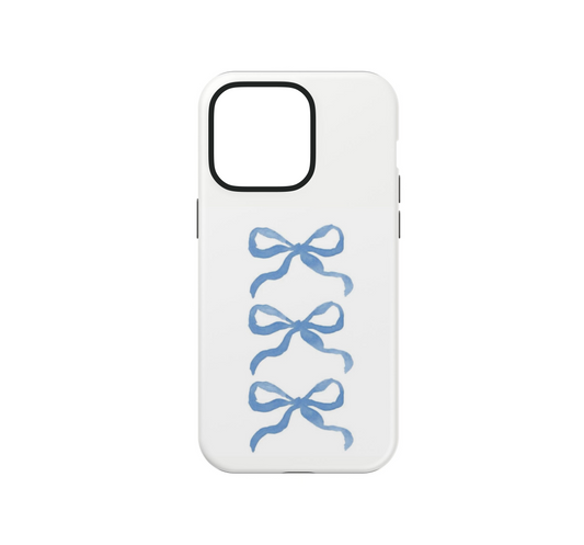 Baby Blue Bow Stack Phone Case