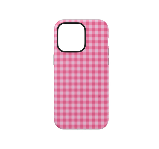 Pink Gingham Phone Case