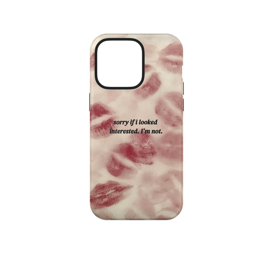 Not interested Phone Case